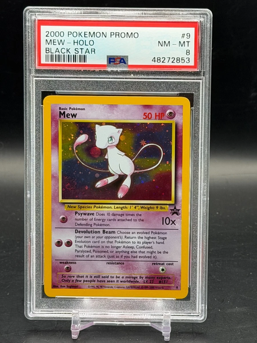 Mew Pokémon TCG Professional Sports Authenticator (PSA) Grade 8