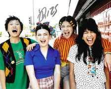 * BELA SALAZAR * signed 8x10 photo * THE LINDA LINDAS * COA *