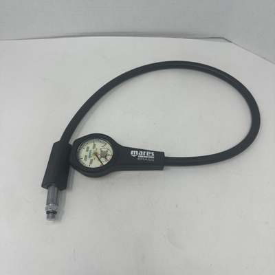 #ad Classic Mares 🇮🇹 Flat Brass Scuba Pressure Gauge Pro Tech $59.00