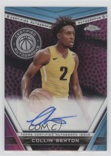 2023-24 Chrome Certified Pink Basketball Refractor 7/55 Collin Sexton Auto 0g4