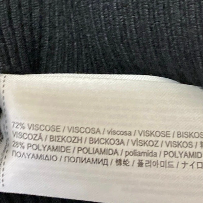 Camiseta sin mangas corta MNG Mango para mujer negra de punto acanalado sin mangas cuello en V cami camisola M Foto 4 de 4