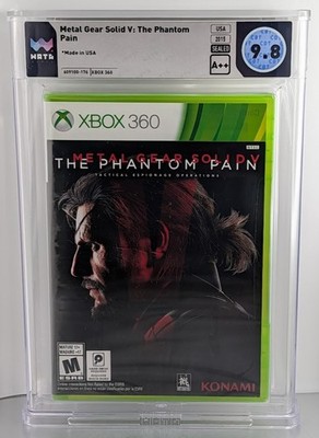 Metal Gear Solid V (5) The Phantom Pain - Xbox 360 - Graded WATA 9.8 A++ SEALED