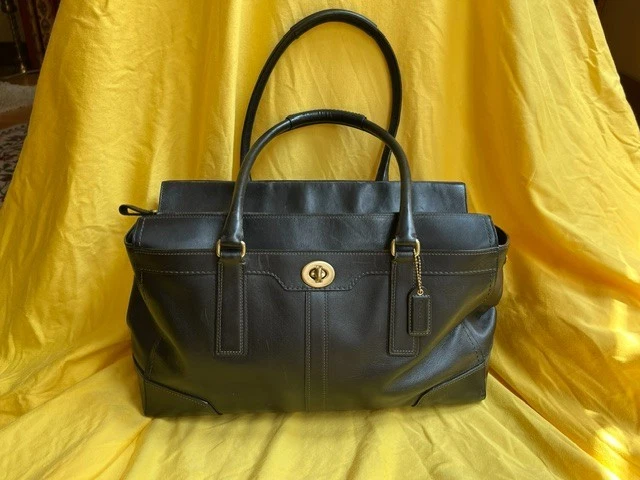 Coach Turn Lock Solid Bags & Handbags for Women for sale | eBay