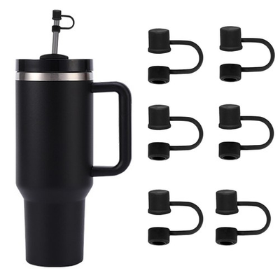 #ad CEDIDJAC 6PCS Silicone Straw Covers Cap Compatible with Stanley Cup 3040 oz T... $5.87