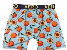 Aeropostale AERO Shorts  Boxer Blue Peaches Briefs Mn's Large 36-38