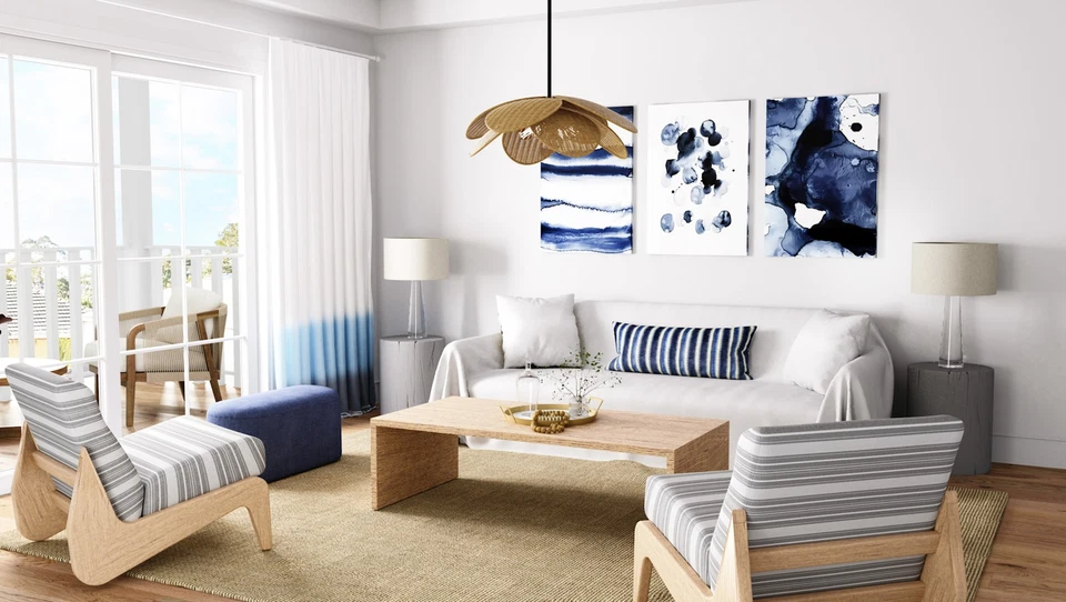 Colgante Quoizel WLL2830 Willa 4 luces 30" W - negro Foto 3 de 4