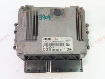 0281014209 ENGINE CONTROL UNIT Fiat Ducato 250 D23 2.3 D 88 KW 120 BOSCH 51799349