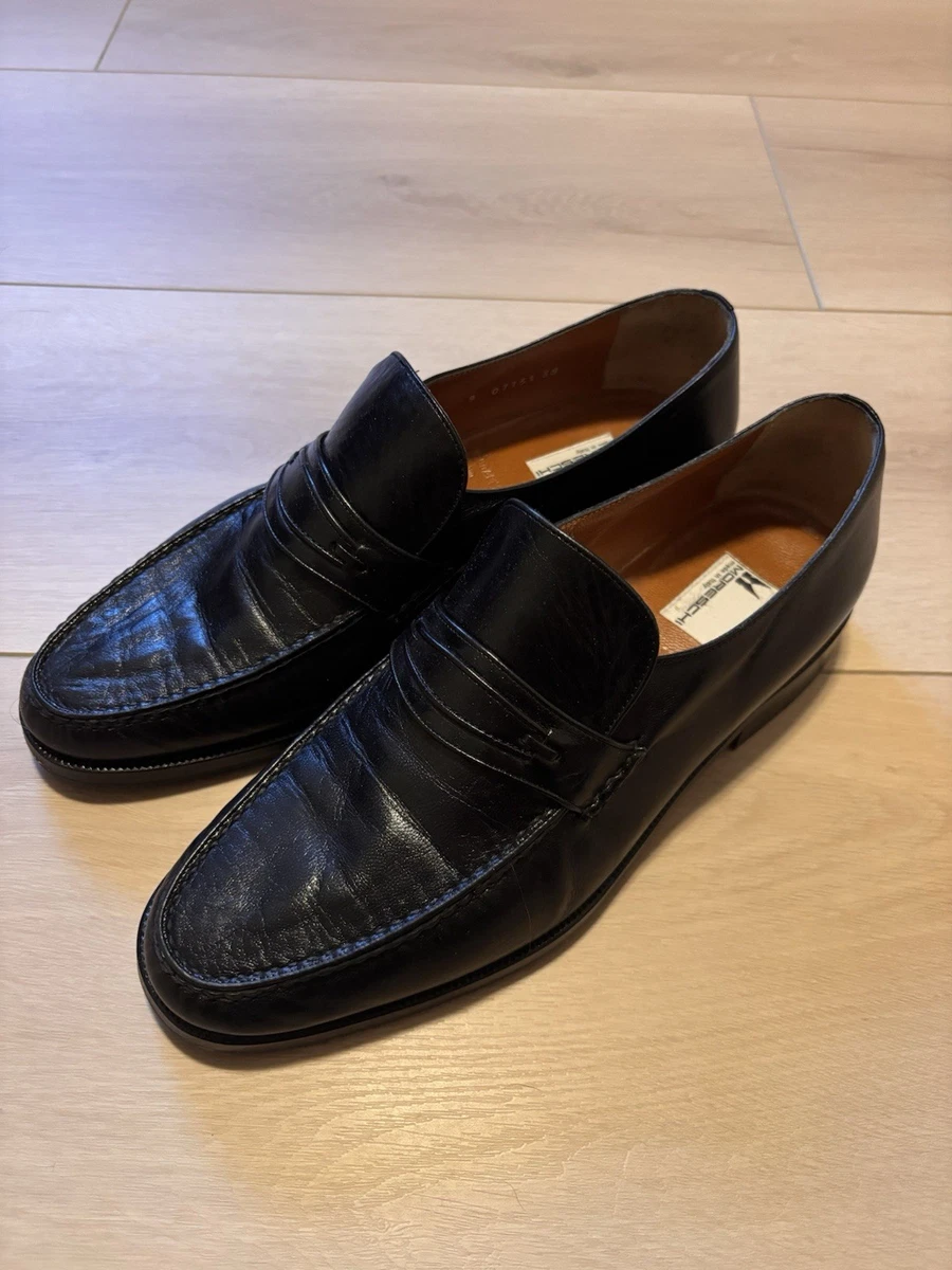 Moreschi Tassel Loafers Men\'s Size 11 Hunter Green Leather Wingtip Dress Shoes $_12.JPG?set_id=880000500F main image 4