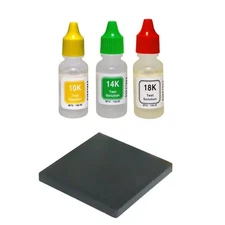 10k/14k/18k Gold Test Acid Solutions Tester Kit Detect Metals Scrap Jewelry +