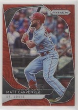 2020 Panini Prizm Tier II Red Wave Prizm 82/99 Matt Carpenter #157 2id