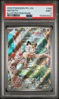 2025 POKEMON PFL EN-PHANTASMAL FLAMES ILLUSTRATION RARE #106 MEOWTH PSA 9