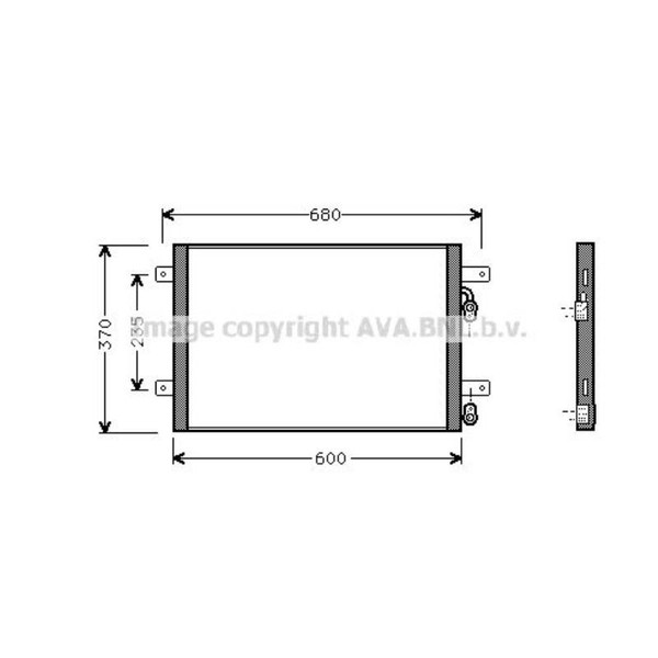 Kondensator Klimaanlage Ford Galaxy WGR FüR VW Sharan 7M8 7M9 7M6 Alhambra 7V8-image