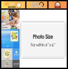 100 Pack Thermal Laminating Sheets 5 Mil for 4x6 Photos, Clear Lamination Pouche