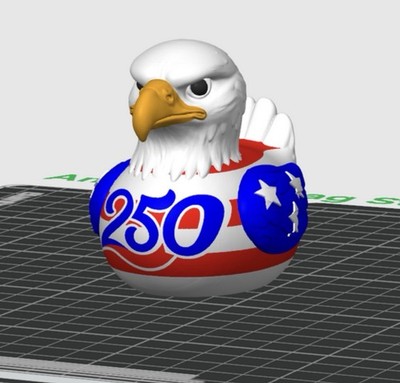 250th Anniversary Celebration Eagle Duck Jeep Duck
