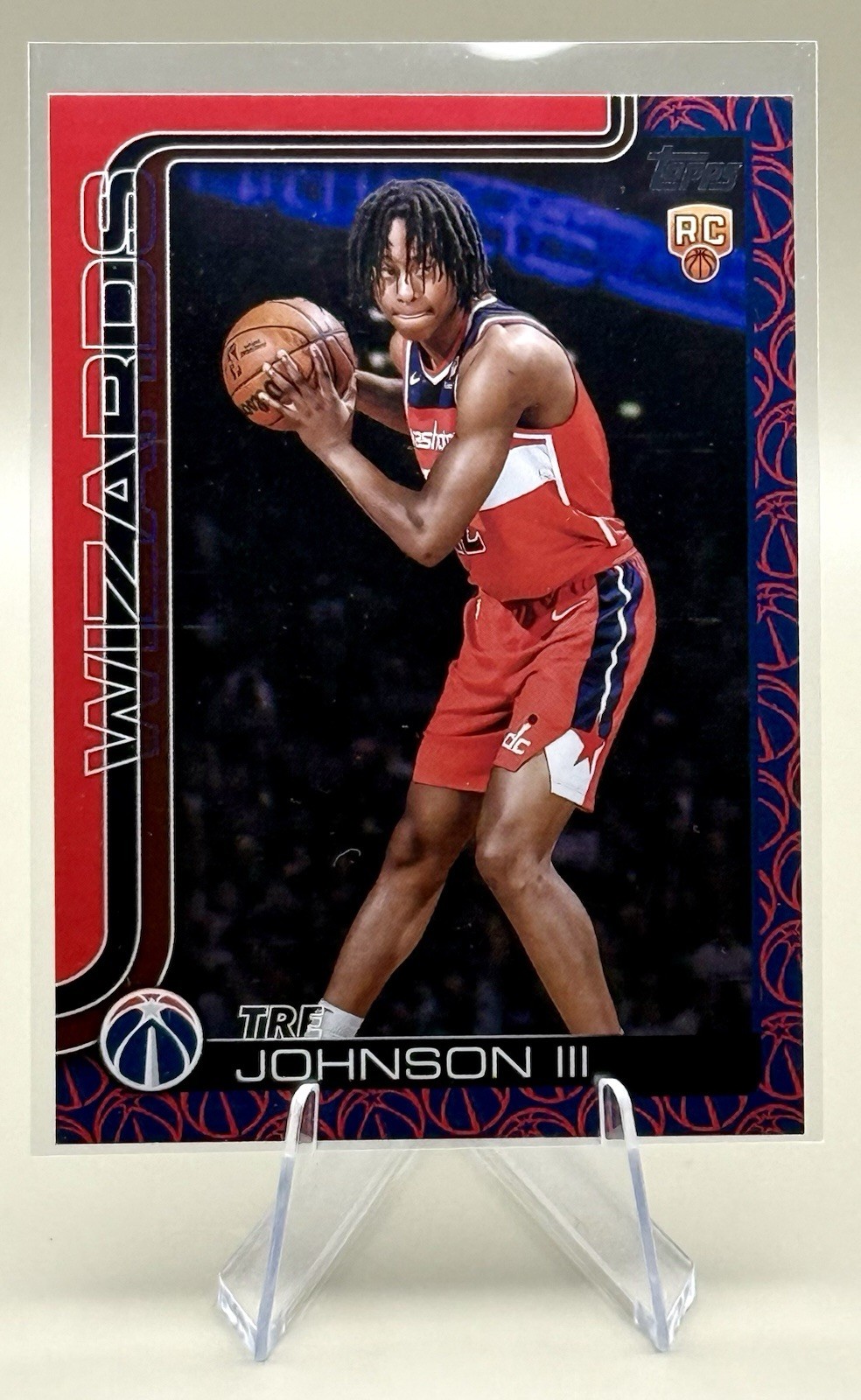 2025-26 Topps - Tre Johnson #206 Team Color Border SP (RC)