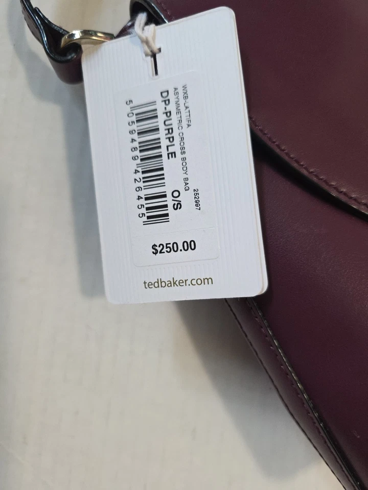 Bolso Bandolera Ted Baker Cuero Bovino The Lattifa NUEVO CON ETIQUETAS $250/MFP Foto 4 de 4