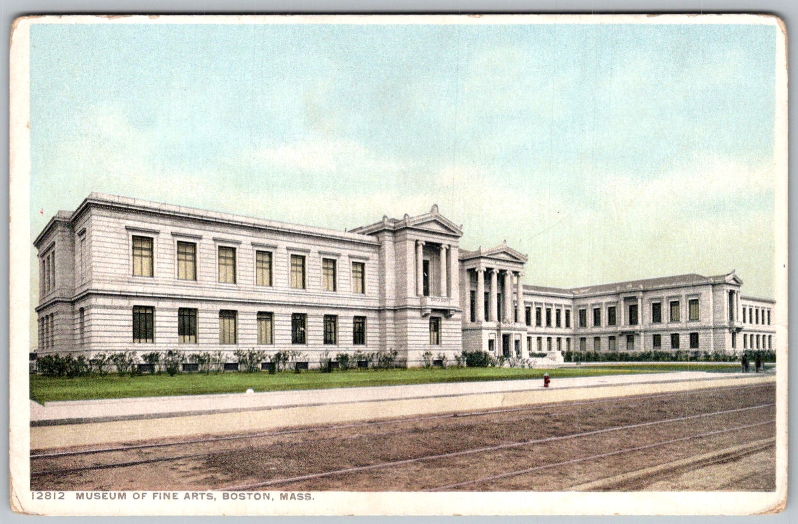 Antique Postcard Museum Of Fine Arts Boston, MA 1910s