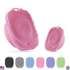 Soft Silicone Body Scrubber with Suction Cup, Gentle Exfoliating  Deep Clean
