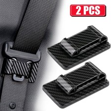 Car Interior Parts Seat Belt Stabilizer Limiter Carbon Fibre Accessory Universal