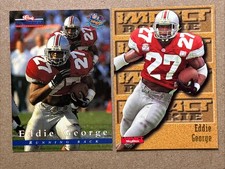 Eddie George 1996 Classic All-American Draft & Skybox Impact Rookie
