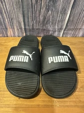 PUMA Cool Cat 2.0 Slide Mens Black Casual Sandals US Size 9