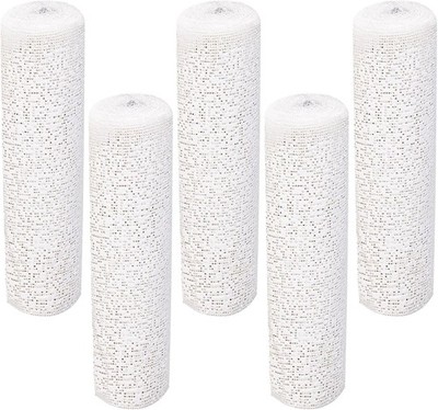 Plaster Cloth 5 Pack Plaster Gauze Bandage Roll Plaster of Paris for Crafts Bell