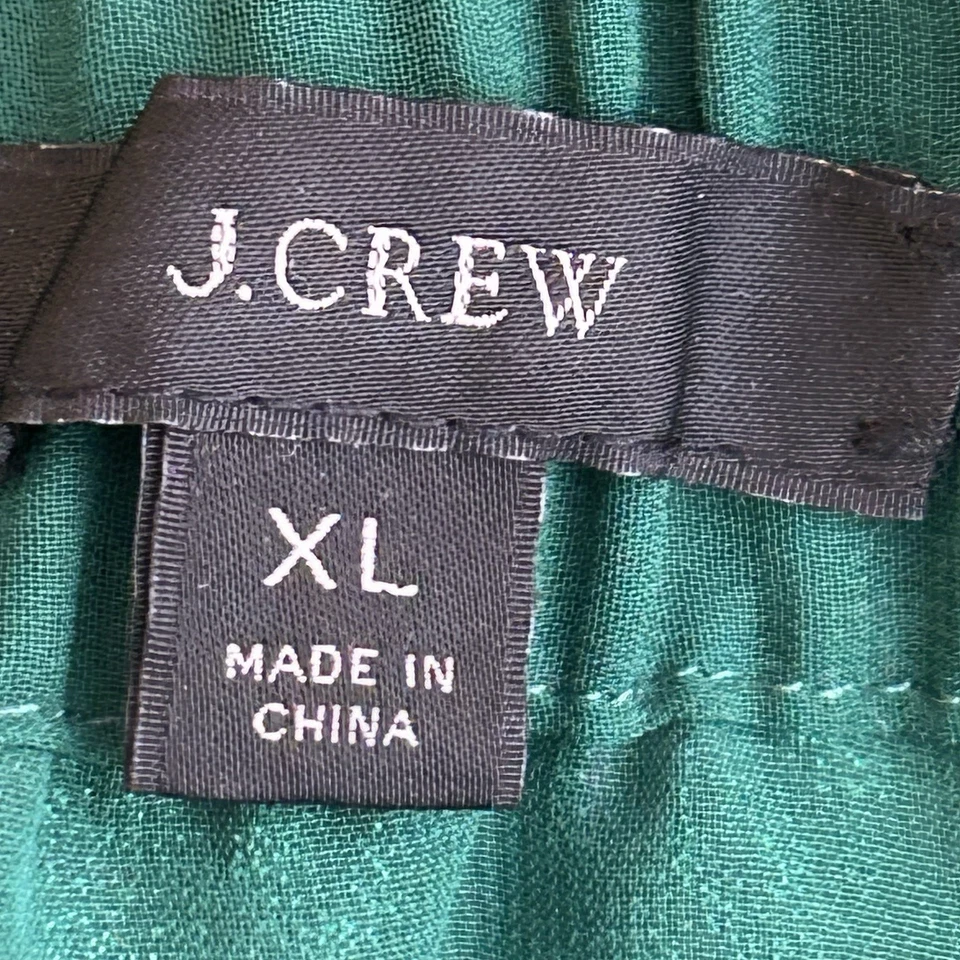 Saia Maxi Verde J.Crew Camadas Tamanho XL - Imagem 3 de 3
