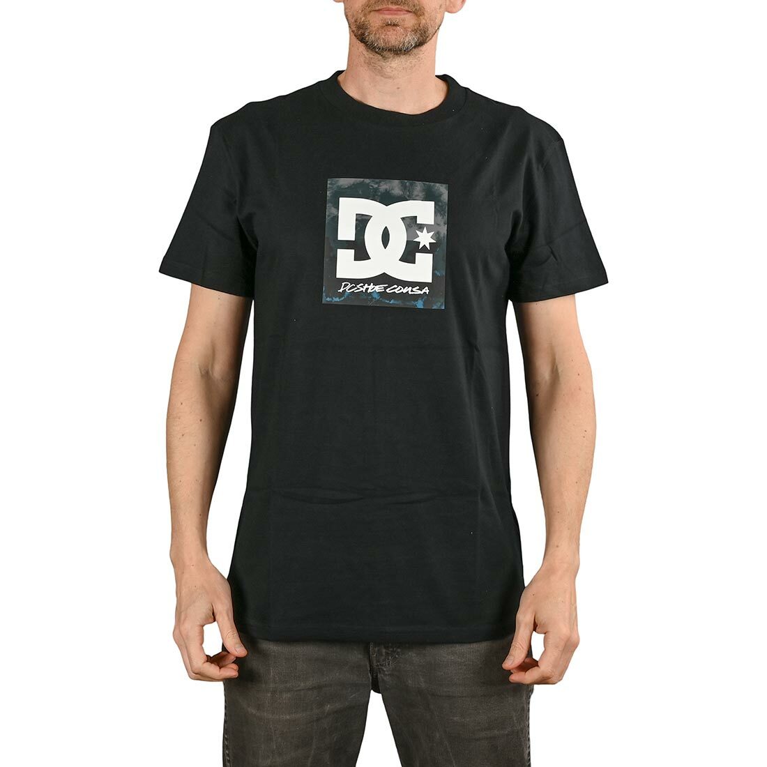 DC Shoes Doble Abajo S/S Camiseta - Negro