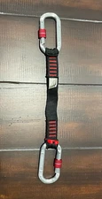 C.A.M.P. Goblin Lanyard w/ Rope Surfer 26cm w/2 Oval Screwgate Locking Carabiner