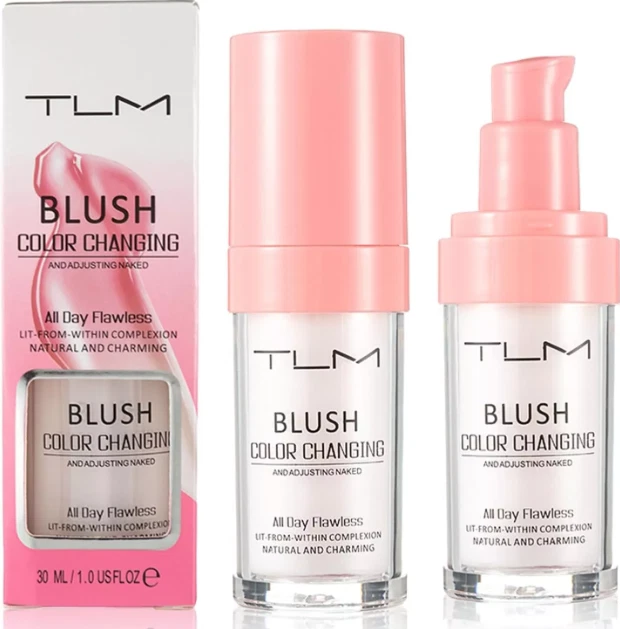 2Pcs TLM Blush Colour Changing, All Day Flawless Color Changing Blush,TLM Temper - Image 2 of 4