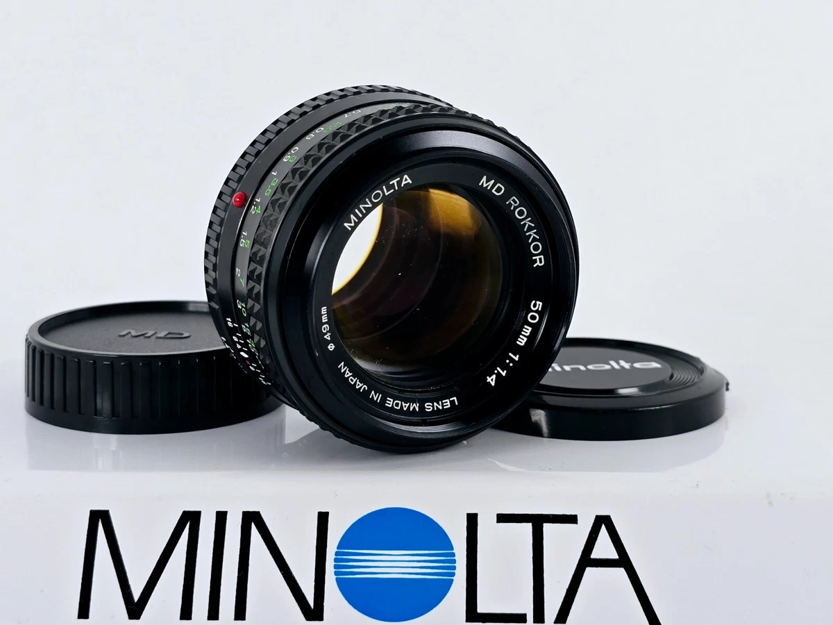 Minolta MD f/1.4 Lenses 50mm Focal for sale | eBay