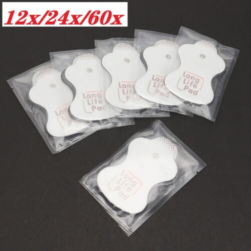 12-60x Electrode Replacement Pads for Omron Massagers Elepuls Long Life Pad - Zdjęcie 1 z 8