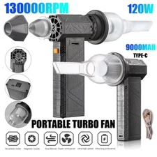 Mini 130000rpm Air Blower Turbo Fan Handheld Jet Dust Blower Cleaning Tool TypeC