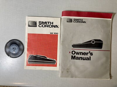 Smith Corona Print Wheel Regency 10 W/ Owner Manual Books