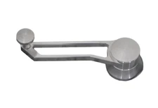 Billet Window Crank Handle Set; Splined; GM & Ford 1949+, Hollowed Polished PAIR