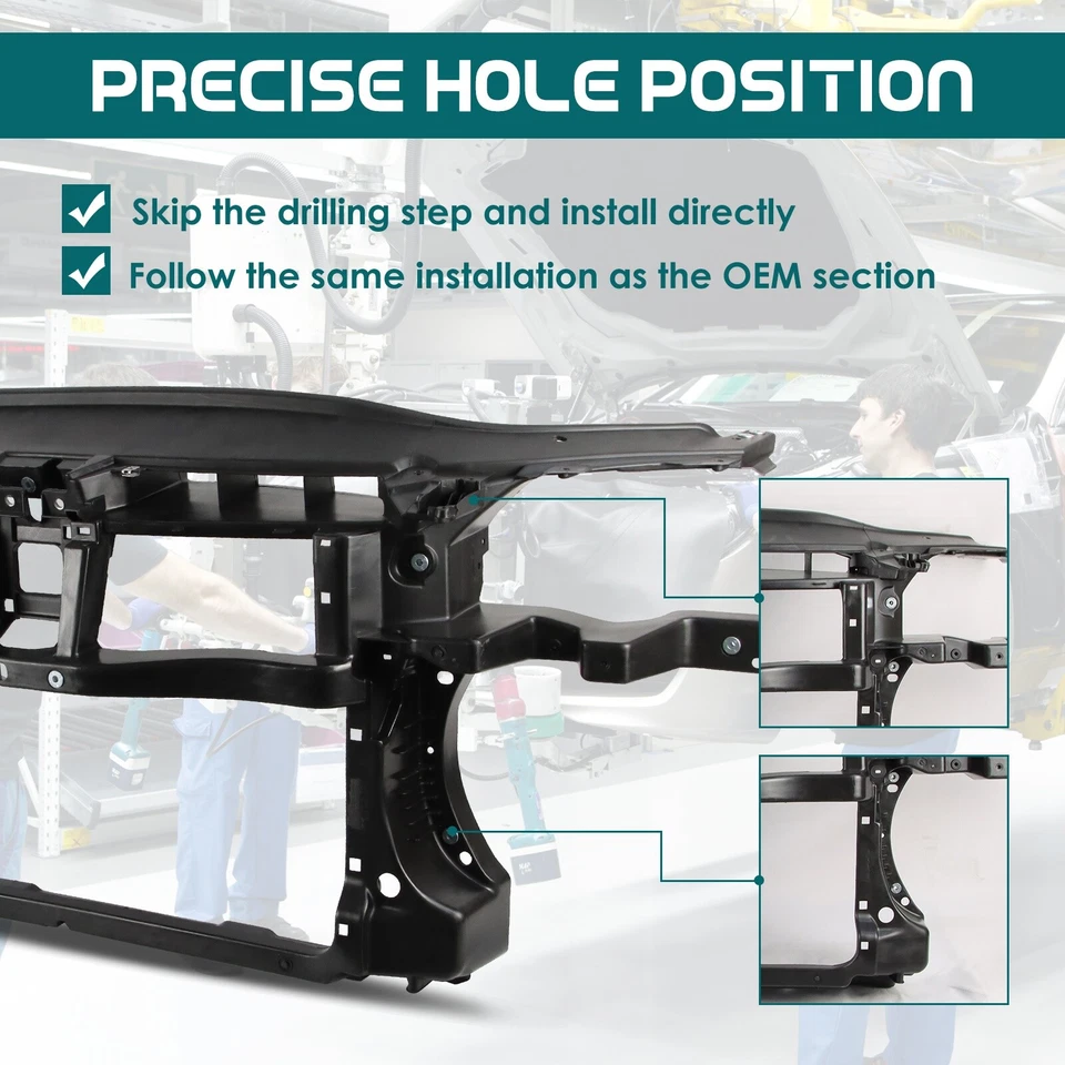 Radiator Support Assembly For 2006-2010 Volkswagen Passat 3C0805588J VW1225126 Foto 4 de 4