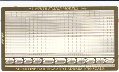 WEM PE7095 1/700 Super Fine Rails & Ladders