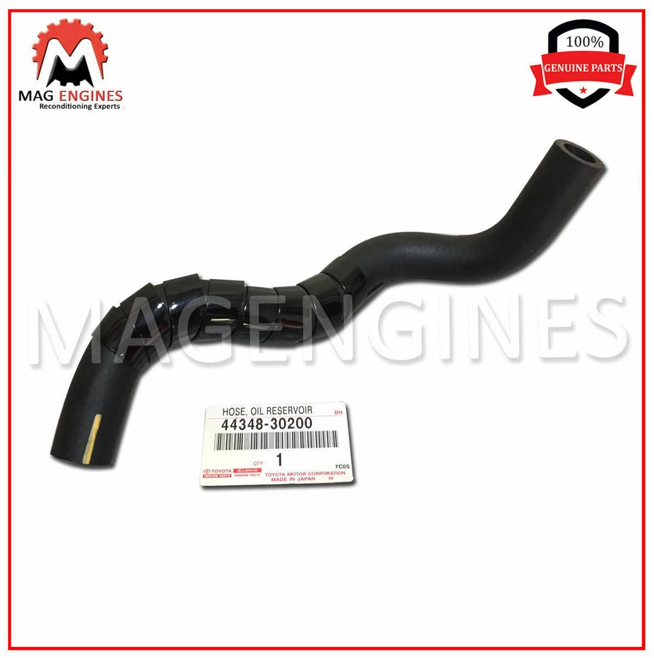 44348-30200 GENUINE OEM OIL RESERVOIR TO PUMP HOSE NO.1 LEXUS GS400 GS430 SC430 - Image 3 of 4