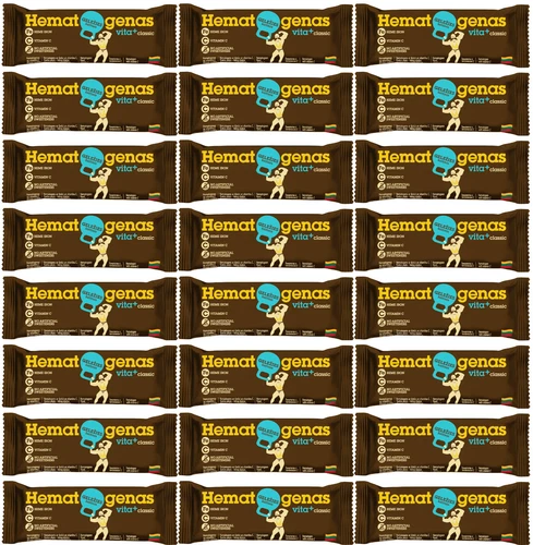 24 HEMATOGEN VITA+ Classic Source of Heme Iron Vitamin C Energy Bars 50g 1.8 oz