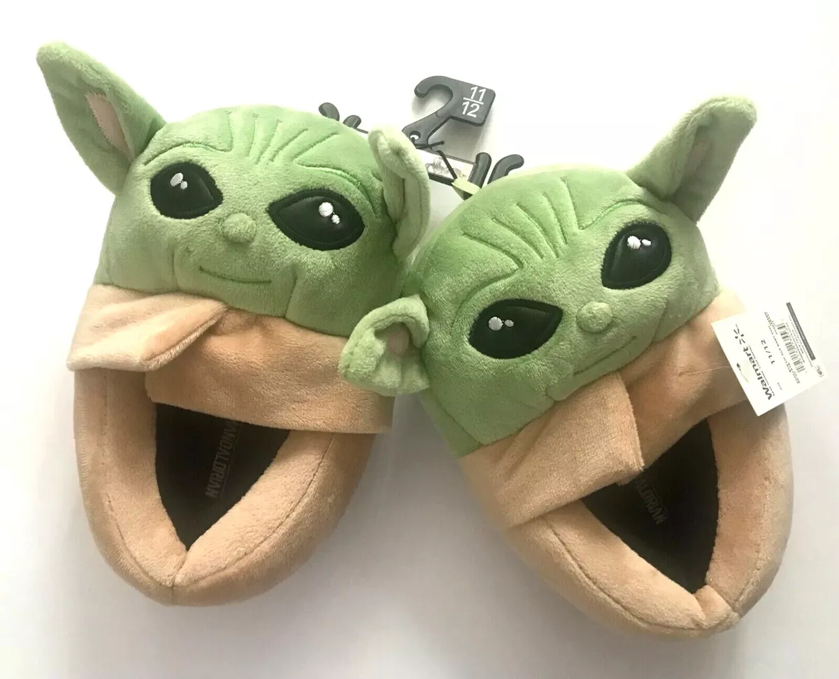 Star Wars The Mandalorian Baby Yoda Little Big Boy Slippers 11