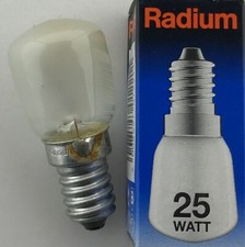 10 x Radium 25W SES E14 PYGMY 25 Watt Bulb SIGN FROSTED Lamp