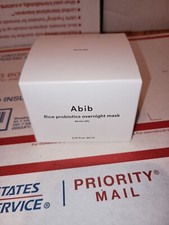 Abib Rice Probiotics Overnight Mask Barrier Jelly NEW.