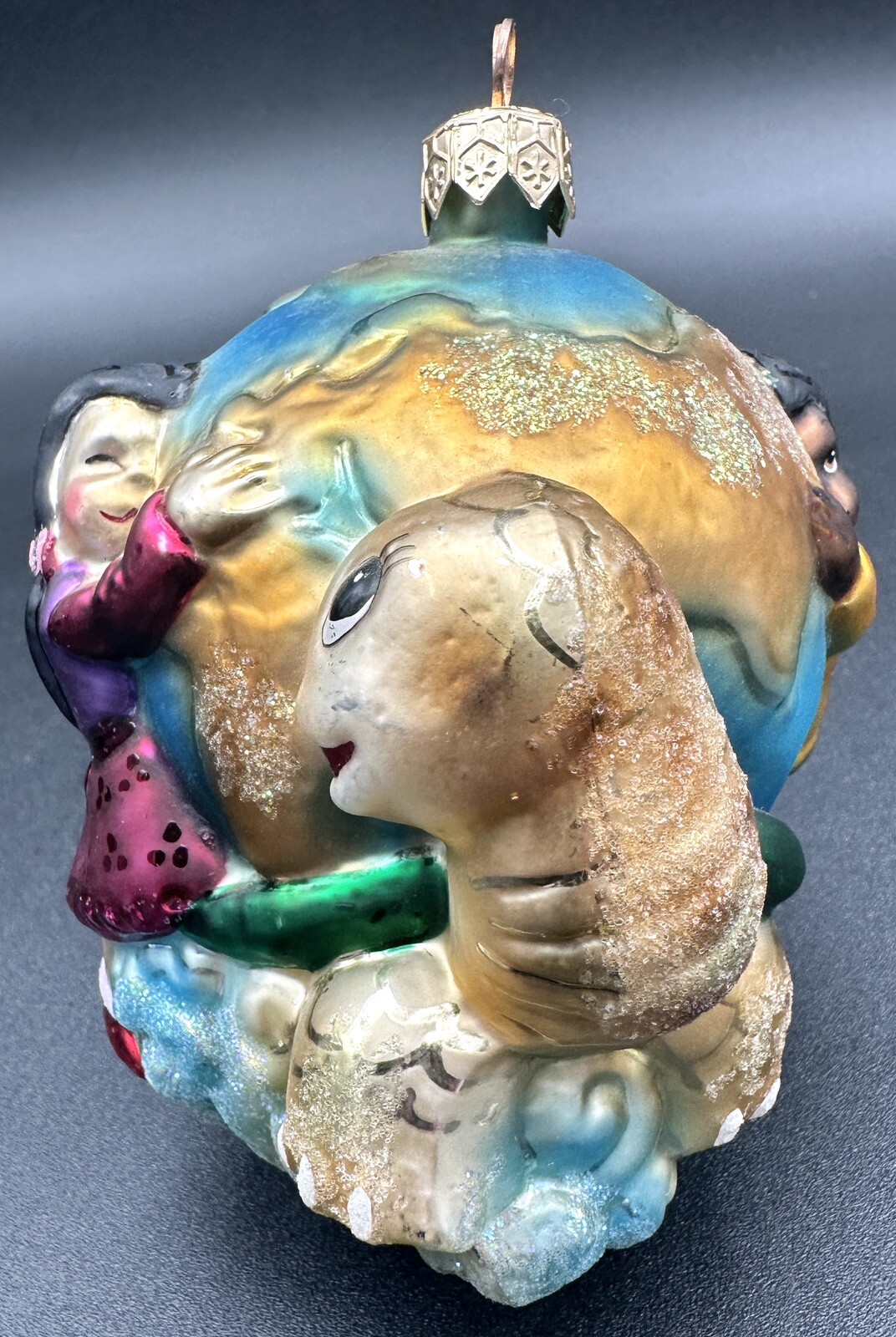 Kiwanis Christopher Radko All Children of World Christmas Ornament Turtle Earth