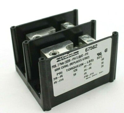 Ferraz Shawmut 67562 Power Distribution Block