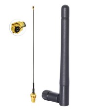 WiFi 2.4GHz 5GHz RP-SMA Omni Antenna,15cm U.FL to RP-SMA Cable