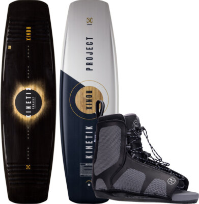 RONIX Wakeboard Set Wakeboardbindung KINETIK SPRINGBOX 2 156 2023 inkl.