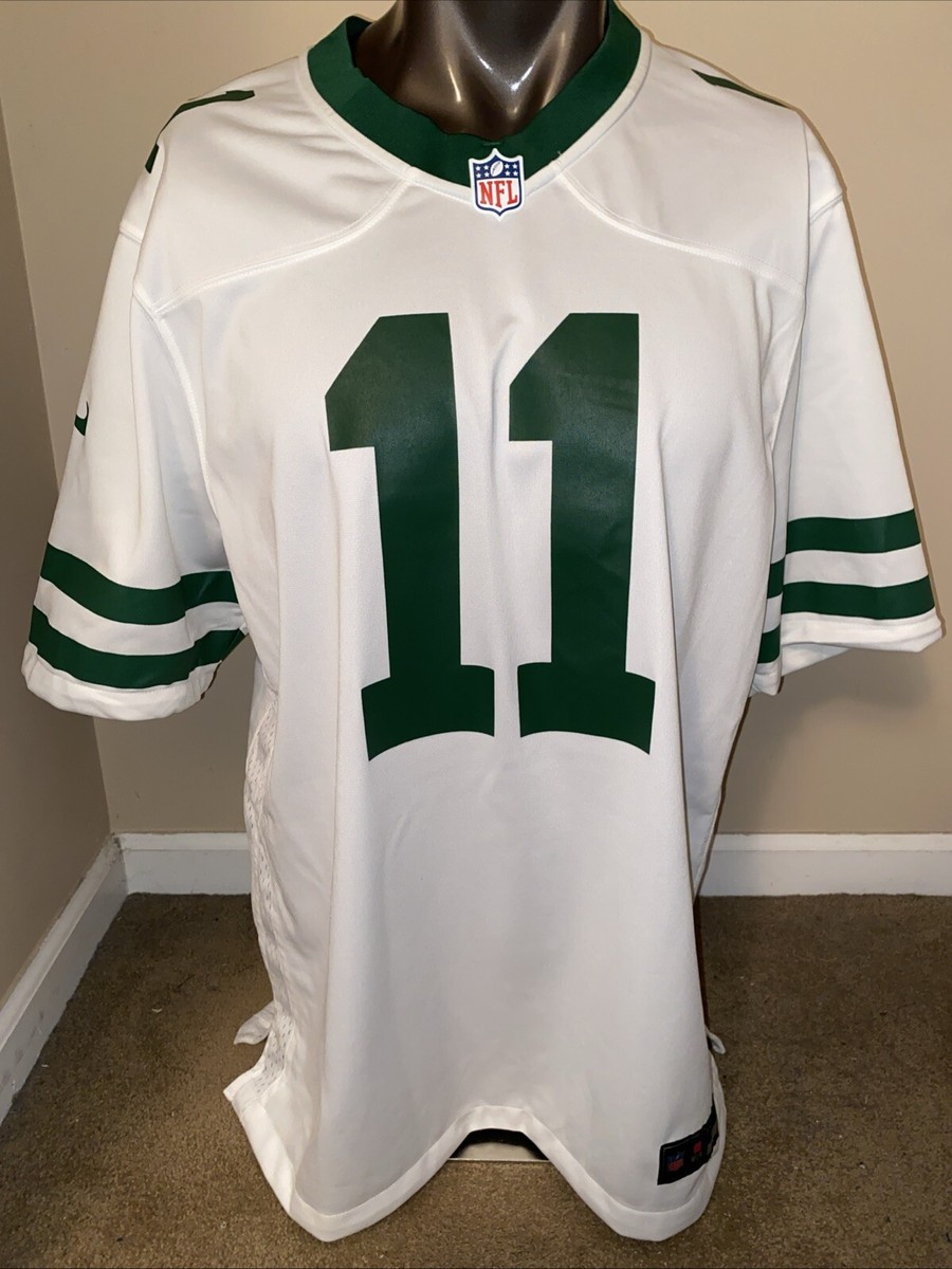 Jermaine Johnson New York Jets Nike Replica White Legacy Jersey