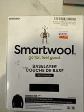 Smartwool Thermal Merino Base Layer 1/4 Zip Long Sleeve Men’s XL -Made In USA