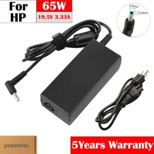 65W 19.5V 3.33A HP AC Adapter Charger blue tip Pavilion 710412-001 4.5 3.0mm