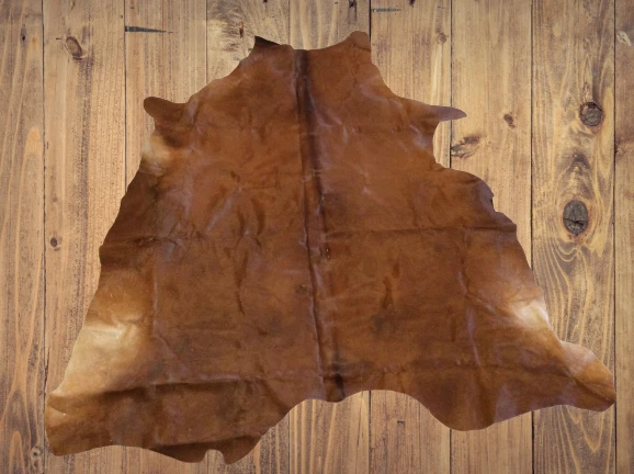 Cowhide Area Rug - Dark Brown - Rustic - 72" W x 87" - Perfect GRADUATIONGift ! - Image 2 of 4